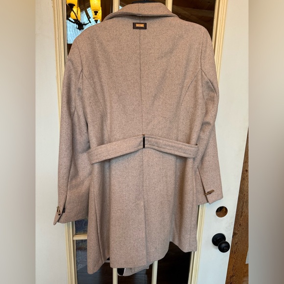 Calvin Klein Women's wool Trench Coat NWOT - Picture 2 of 5